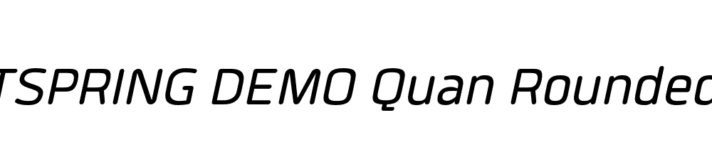  DEMO Quan Rounded Italic