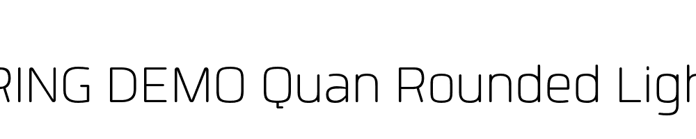  DEMO Quan Rounded Light Regular