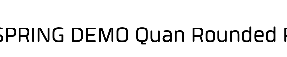  DEMO Quan Rounded Regular