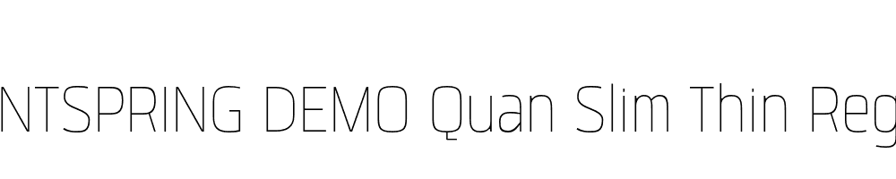  DEMO Quan Slim Thin Regular