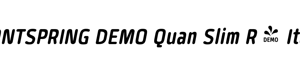  DEMO Quan Slim R 2 Italic