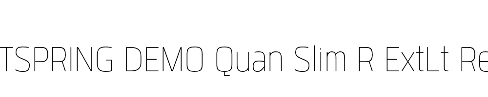  DEMO Quan Slim R ExtLt Regular