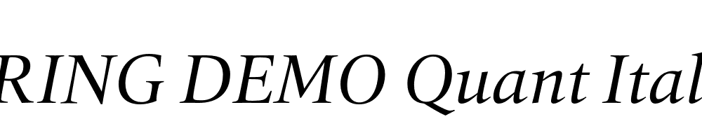  DEMO Quant Italic Regular