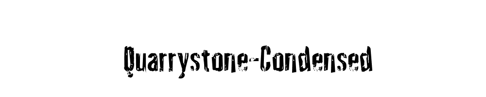 Quarrystone-Condensed