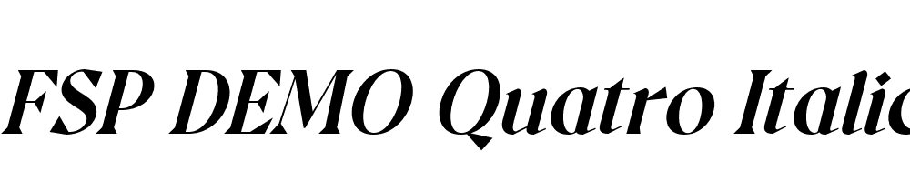 FSP DEMO Quatro Italic