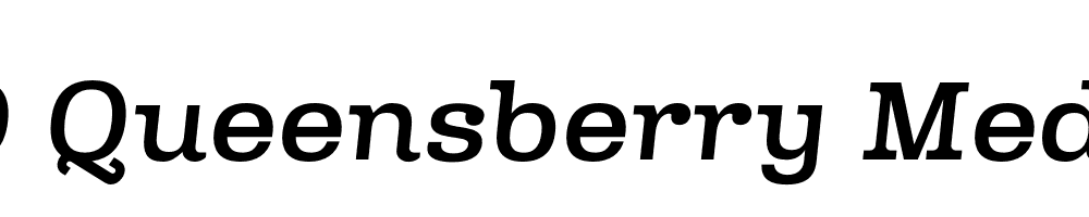 FSP DEMO Queensberry Medium Italic