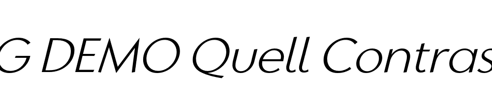  DEMO Quell Contrast Light Italic