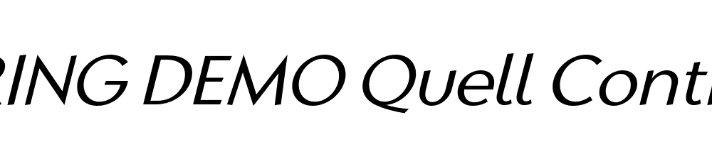  DEMO Quell Contrast Italic