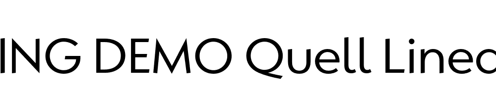  DEMO Quell Linear Regular