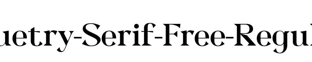 Quetry-Serif-Free-Regular