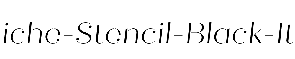 Quiche-Stencil-Black-Italic