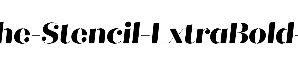 Quiche-Stencil-ExtraBold-Italic