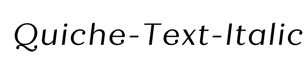 Quiche-Text-Italic