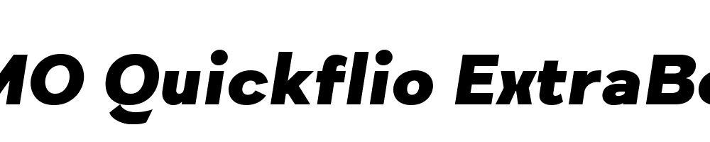 FSP DEMO Quickflio ExtraBold Italic