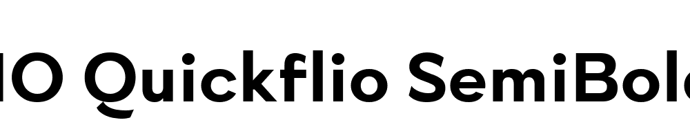 FSP DEMO Quickflio SemiBold Regular