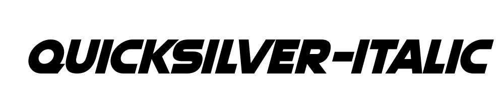 Quicksilver-Italic