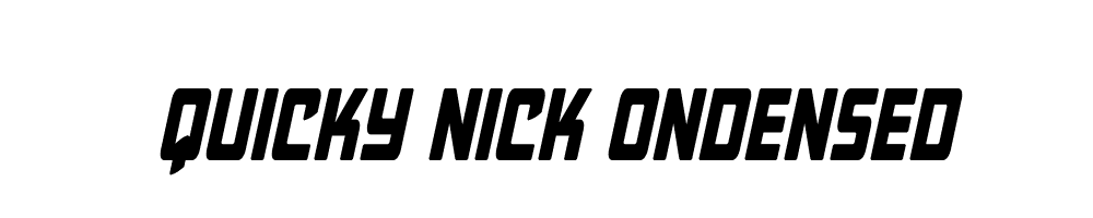 Quicky Nick ondensed