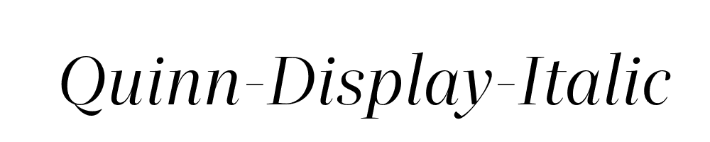 Quinn-Display-Italic