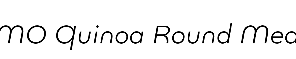 FSP DEMO Quinoa Round Medium Italic