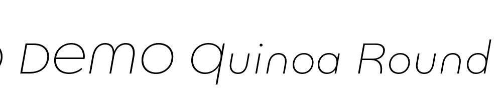 FSP DEMO Quinoa Round Italic