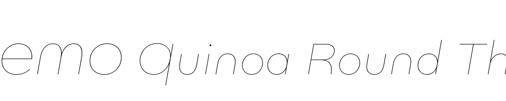 FSP DEMO Quinoa Round Thin Italic