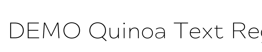 FSP DEMO Quinoa Text Regular