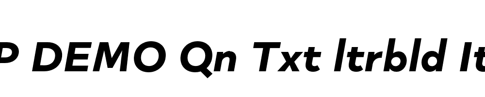 FSP DEMO Qn Txt ltrbld Italic