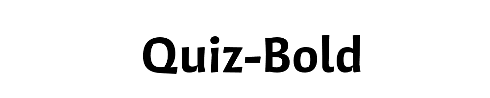 Quiz-Bold