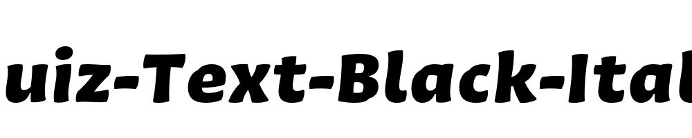 Quiz-Text-Black-Italic