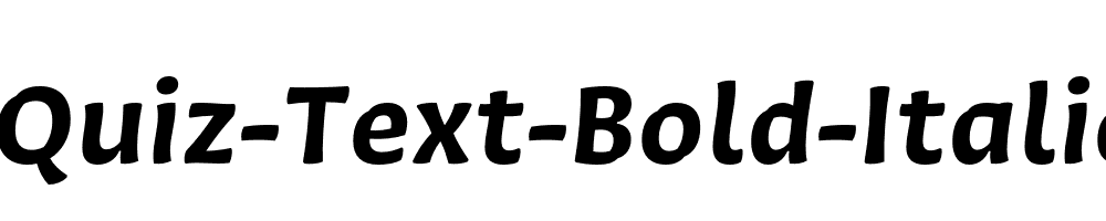 Quiz-Text-Bold-Italic