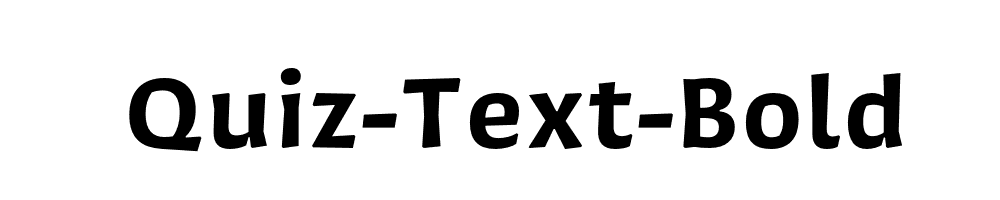 Quiz-Text-Bold