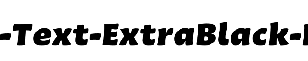 Quiz-Text-ExtraBlack-Italic