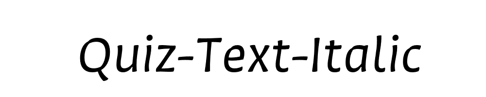 Quiz-Text-Italic