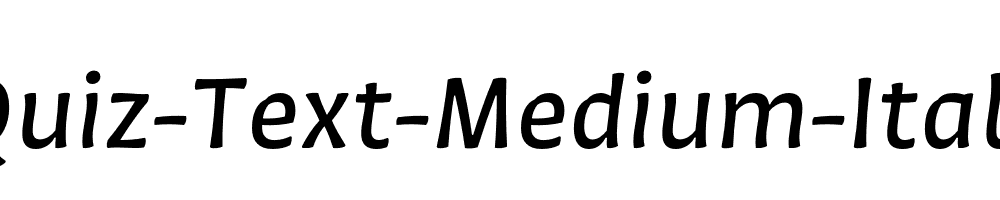 Quiz-Text-Medium-Italic