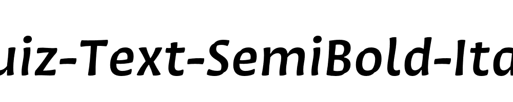 Quiz-Text-SemiBold-Italic