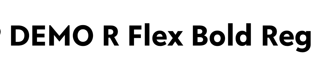 FSP DEMO R Flex Bold Regular