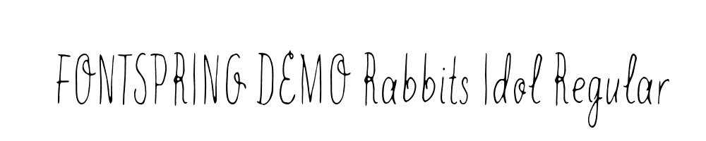  DEMO Rabbits Idol Regular