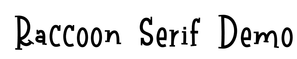 Raccoon-Serif-Demo