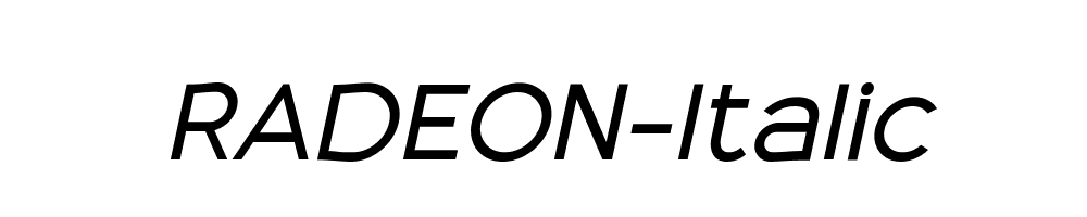 RADEON-Italic