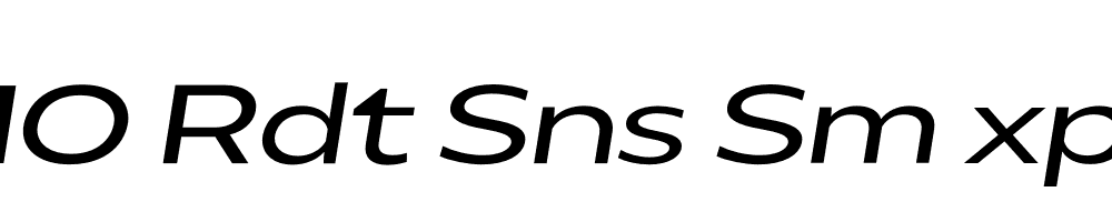 FSP DEMO Rdt Sns Sm xpndd Italic