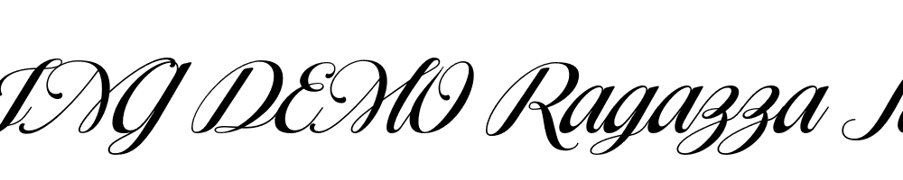  DEMO Ragazza Script Regular