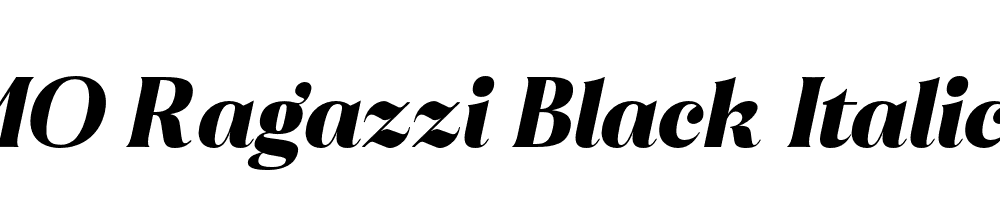 FSP DEMO Ragazzi Black Italic Regular