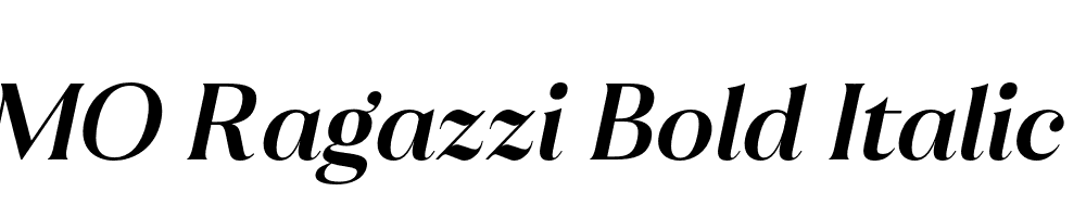 FSP DEMO Ragazzi Bold Italic Regular