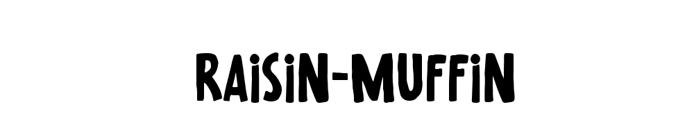 Raisin-Muffin