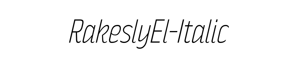 RakeslyEl-Italic