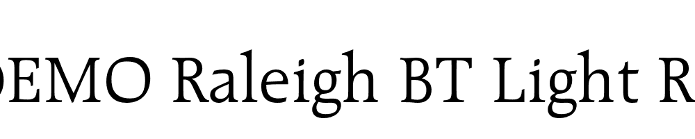 FSP DEMO Raleigh BT Light Regular