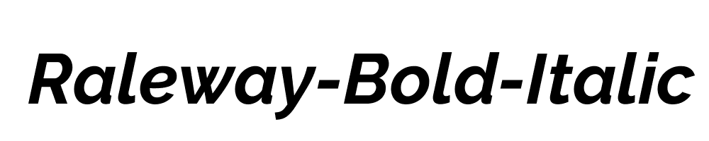 Raleway-Bold-Italic