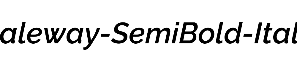 Raleway-SemiBold-Italic