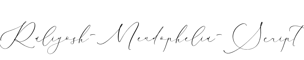 Raligosh-Mendophelia-Script