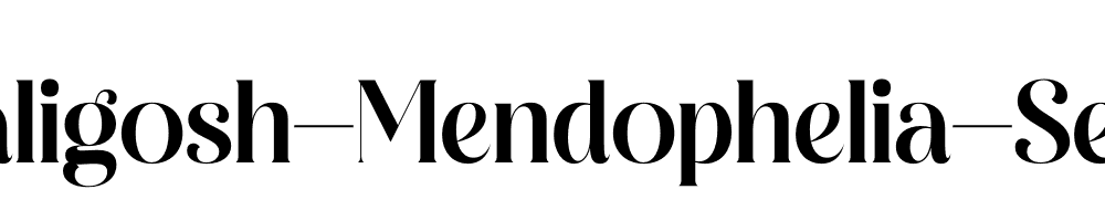 Raligosh-Mendophelia-Serif